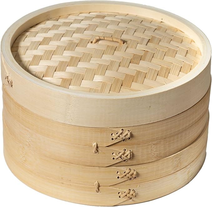 Joyce Chen 2-Tier Bamboo Steamer Baskets